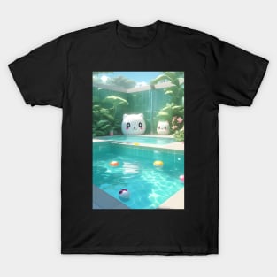 Cute Kawaii pool T-Shirt